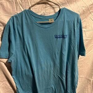 Teal Dutch bros logo t shirt